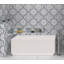 Luv 8" Straight Edge Porcelain Kitchen Backsplash, Bathroom, Shower, Pool, Wall and Floor Tile