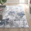 Tapis gris / bleu / blanc Hassen-1992574652