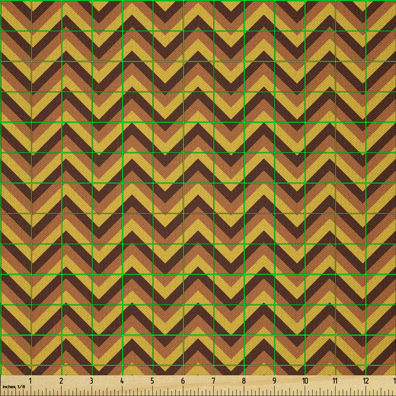 Dayzia Classical Chevron Lines Multi-Purpose Fabric
