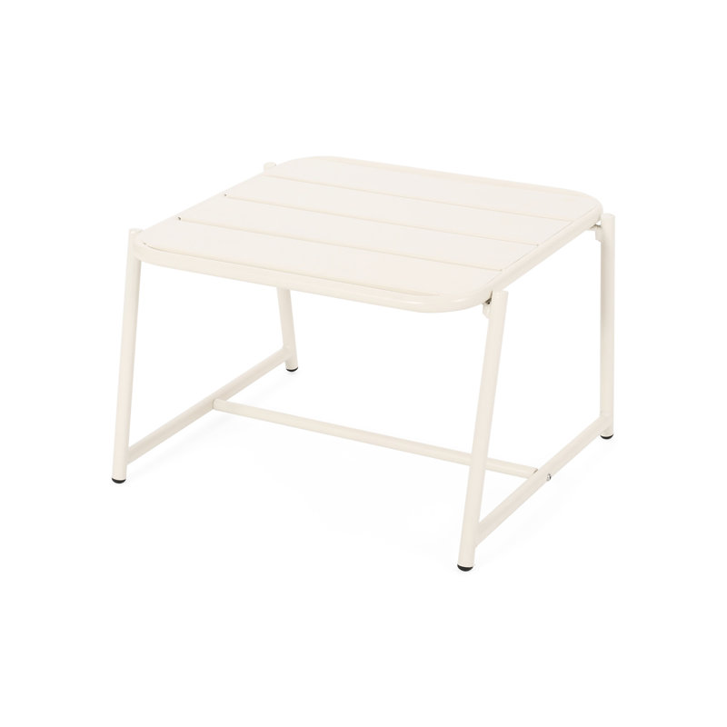 Table d'appoint extérieure en fer mat - l 20,5 po x P 19 po, H 13,26 po, capacité de poids de 27 lb