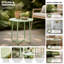 Metal Outdoor Bistro Table , 48cm W 48cm D