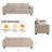 Dereon Square Arm Polyester Sofa-1596217600-1599079066