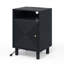 Ensemble de table de chevet moderne avec station de charge intégrée et rangement intelligent