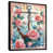 Toile avec cadre flottant noir