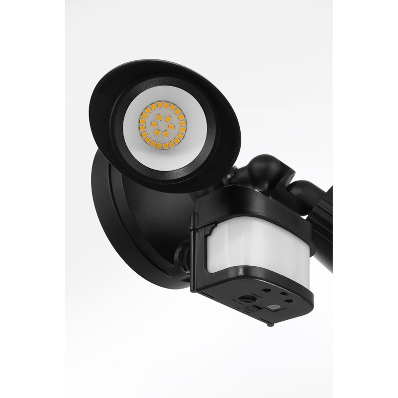 Projecteur extérieur de sécurité 120 fils à DEL 2 fils avec détecteur de mouvement, Noir