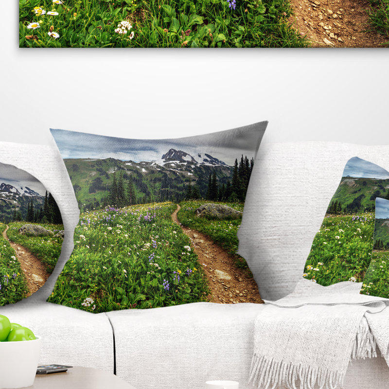 Landscape Throw Pillow, 16" x 16", Throw Pillow