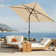 Le 10' x 6' 5" Rectangular Tilt Market Umbrella