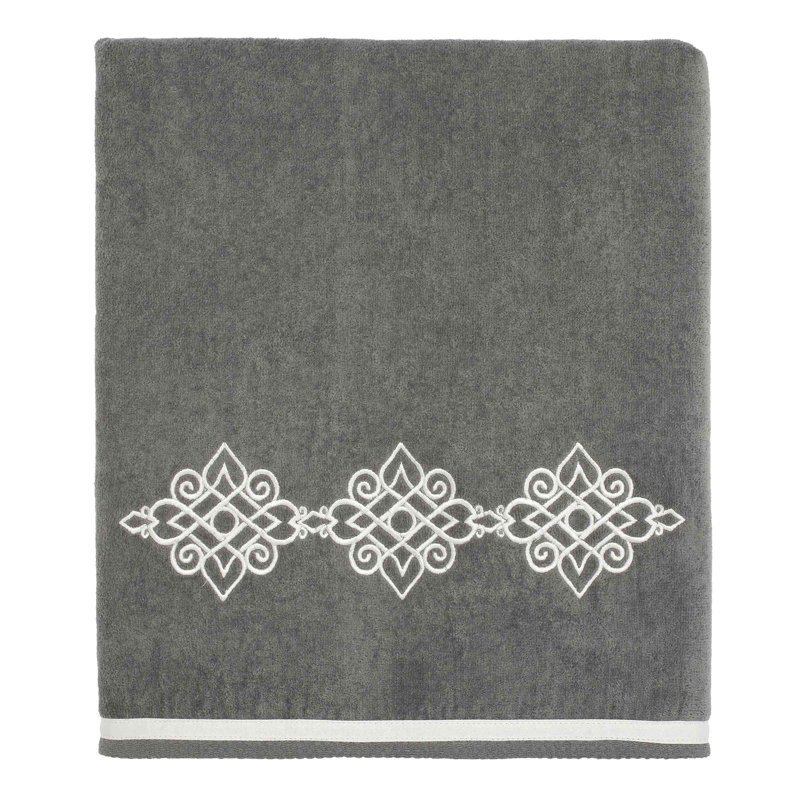 Riverview Bath Towel, Nickel
