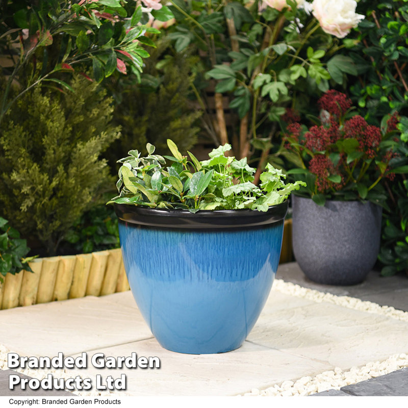 Petref Pot Planter, Sky Blue