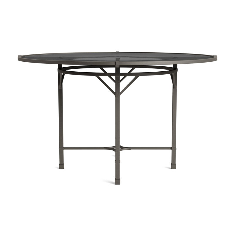 Venetian Outdoor Round Dining Table, Mica, 48" D