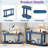 Minimalist Console Table With Oval Desktop And 2-tier Design-70788116