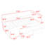 Lit de jour en bois avec tiroirs et tablettes Kouta-735083521-735083534