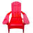 Comfortable Red Solid Wood Chair With Umbrella Function For Porch And Patio Versatile Holder, Deck Use-1493379943