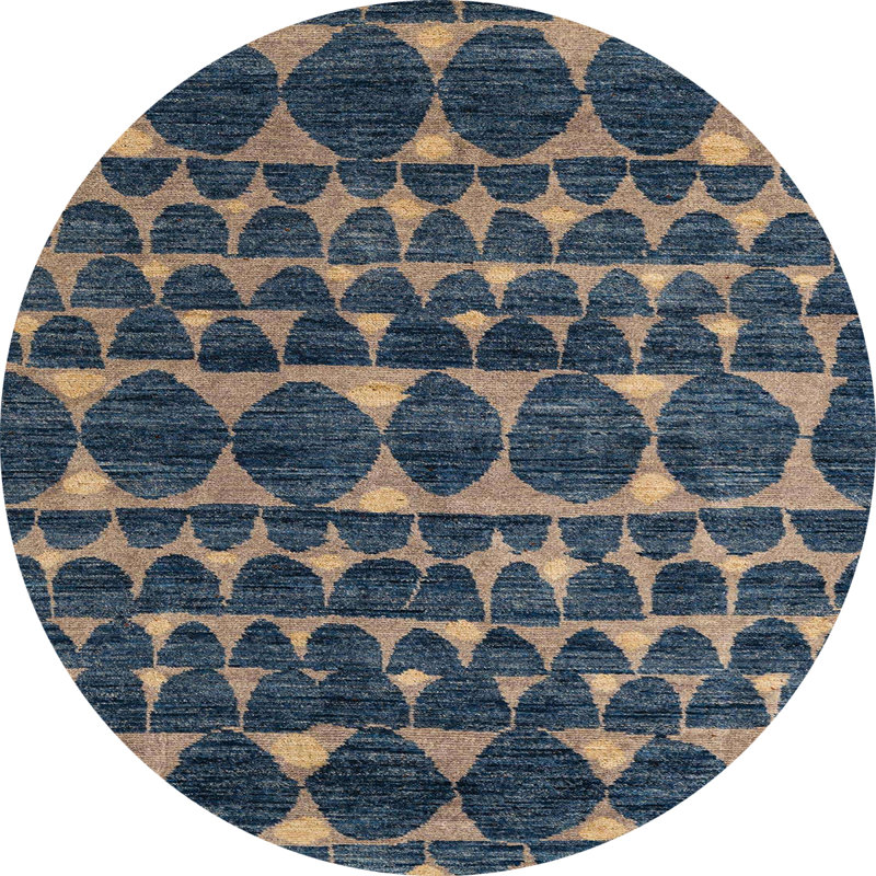 Gwern Abstract Indoor Rug, Round 3'