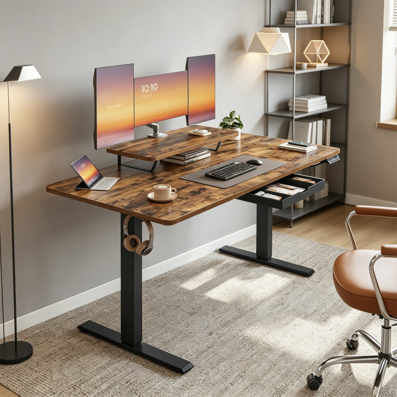 Metal Base Standing Desk