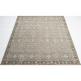 Vintage One-of-a-Kind Rectangle 8'2" X 9'9" Hand Knotted Area Rug