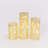 Lighted Glass Luminary Set with Timer