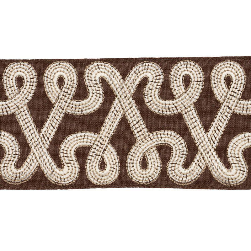 Ruban brodé Freeform, Chocolat