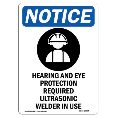Hearing and Eye Protection Sign