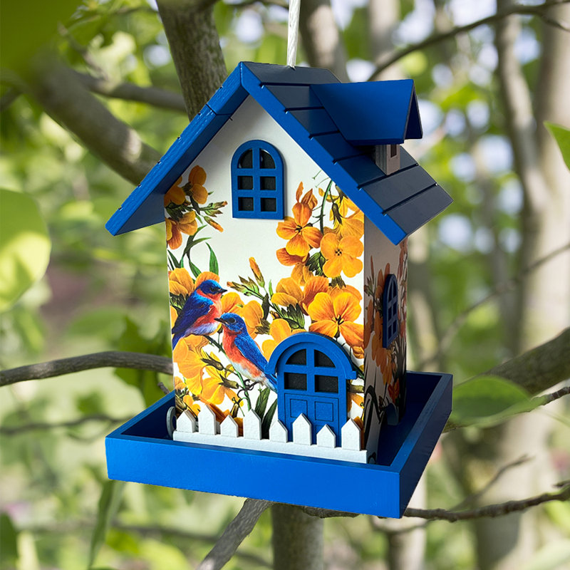 Mangeoire d'oiseaux Homestyle - chardonneret et clématite