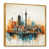Cadre flottant doré sélectionné