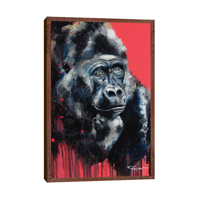 Hope 1 Piece Wall Art on Canvas, 101.6 cm H x 66.04 cm W, Classic Brown Wood Framed Canvas