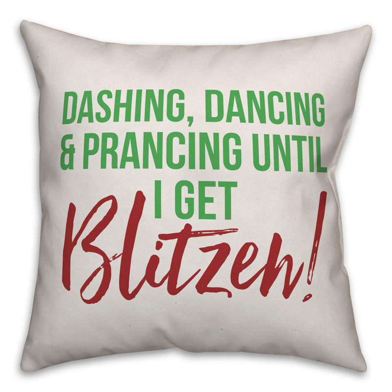  Housse de coussin Get Blitzen, 16 po x 1 po