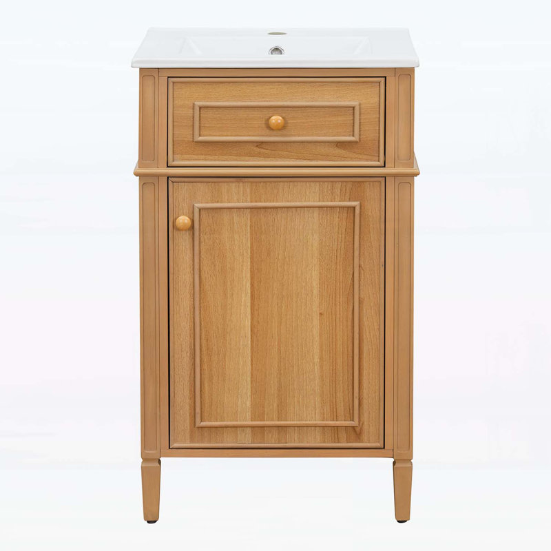 Meuble-lavabo en bois 20 po avec lavabo