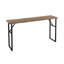 Console en bois naturel Aalish