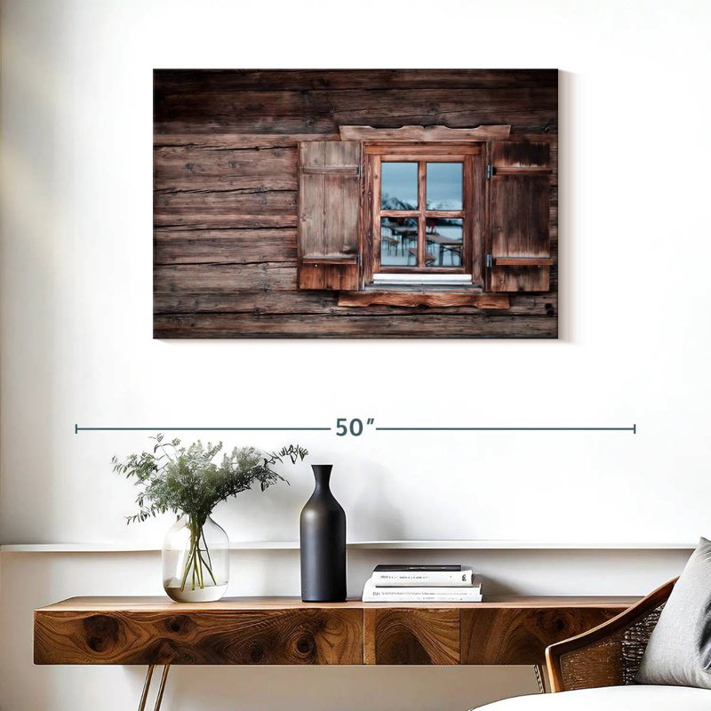 Lilie Kufstein Cabin Window, 24" H x 36" W