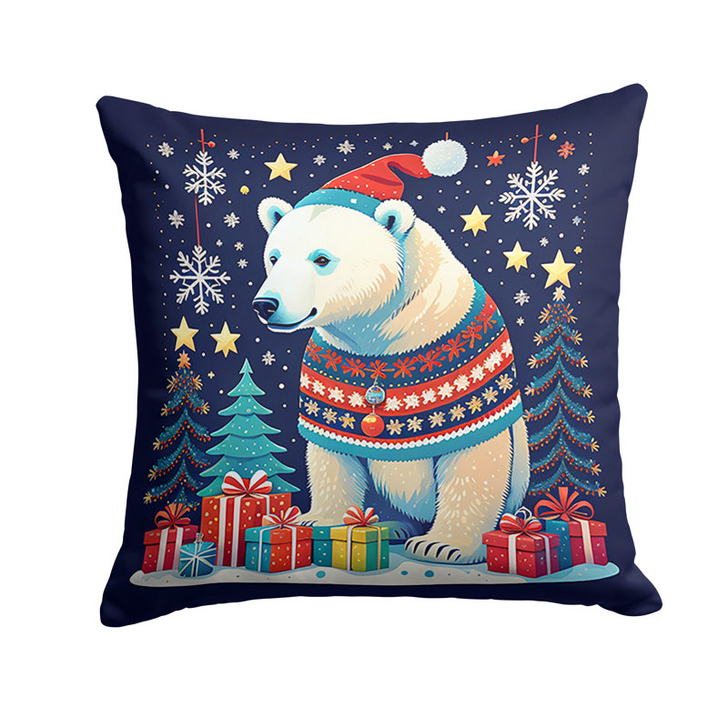  Coussin décoratif intérieur / extérieur en polyester Autre / Sans motif, 14 po x 14 po