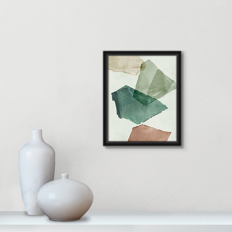 «Fragments in Soft Collision I Print» par Emma Peal, H 11,5 po x l 9,5 po, Cadre flottant noir