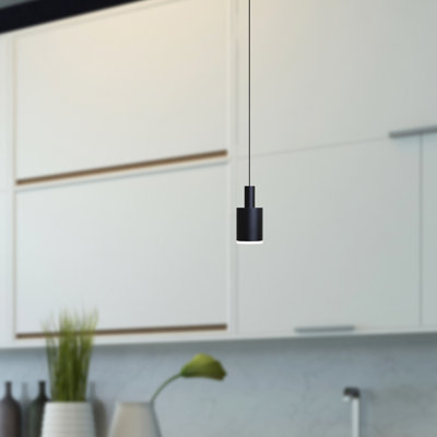 Luminaire suspendu tambour 1 lumière DEL Essoura