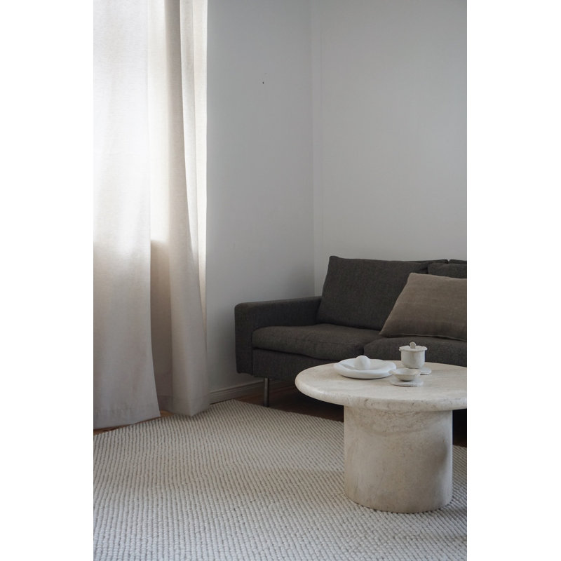 Off White Tact Rug, Rectangle 5'5" x 7'8"