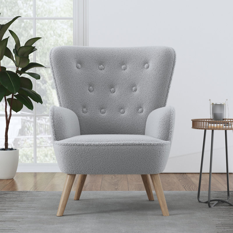 Fauteuil Arjo, Polyester gris