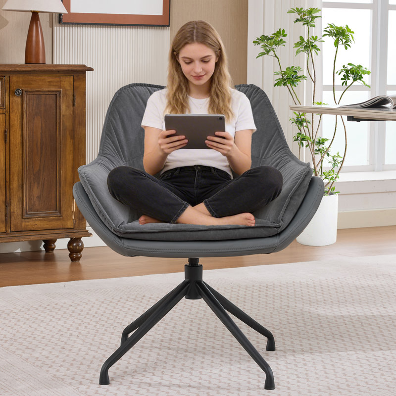 Foam Padding Office Chair, Grey