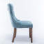 Chaise d'appoint en velours touffeté de 25,5 po de large Gaje-88580870-88580875