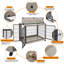 Chenil en bois manufacturé H 31,1 po