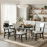 Upholstered Solid Wood Dining Chair