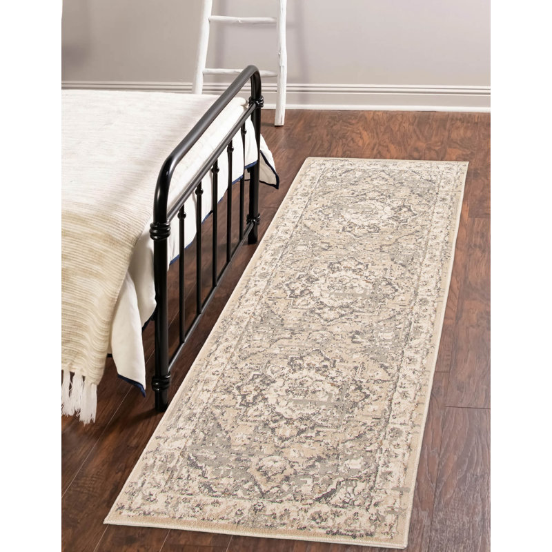 Priya Grey Rug 2'8" x 8'2", Runner 2'8" x 8'2"