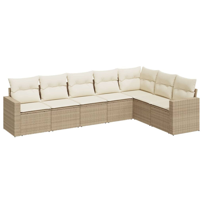 Ensemble de canapé d'extérieur Vidaxl beige
