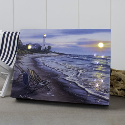 End Of A Perfect Day 8X6 Lighted Tabletop Canvas