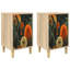 36cm W Engineered Wood Bedside Table
