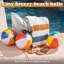 Paquet de 12 ballons de plage gonflables-128967458