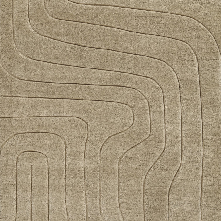 Aelin Wavy Hand Tufted Wool Rug