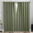 Aria Magnetic Closure Theater Grade 100% Blackout Back Tab Curtain Panel Pair-90572999-90573000