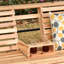 Balancelle 3 places en bois