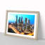 Moscow Russia Skyline in Abstract - Picture Frame Graphic Art Print-55725617-55725618
