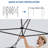 Stannards 10 x 10 FT Pop-Up Canopy Steel Party Tent-629332715