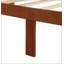 Lit plateforme en bois avec tête et pied de lit-39263614